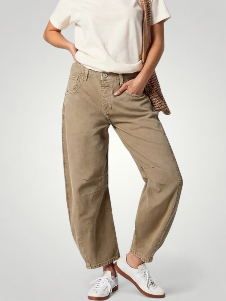 Jean Femme Taille Haute Élégant et Flatteur 1 - Mode Lumière