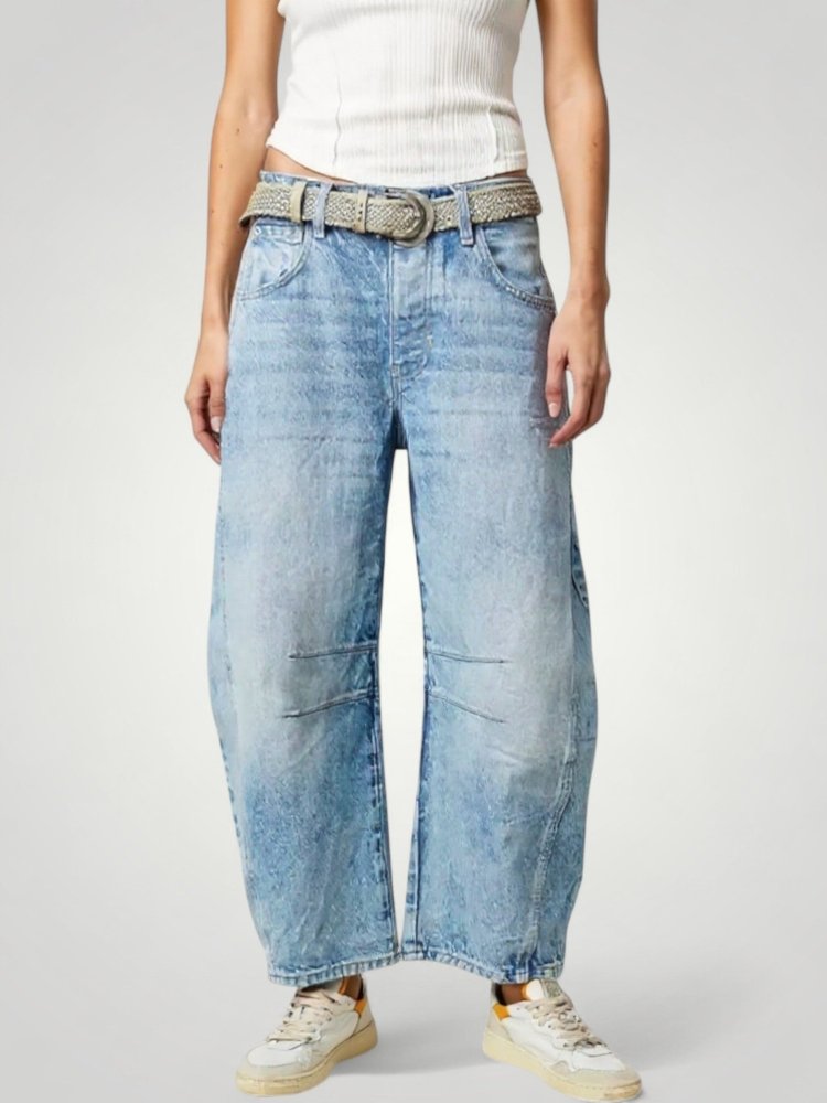 Jean Femme Taille Haute Élégant et Flatteur 3 - Mode Lumière