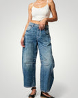 Jean Femme Taille Haute Élégant et Flatteur 6 - Mode Lumière