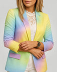 Blazer Élégant au Col Châle Distinctif 2 - Mode Lumière