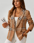 Blazer Femme Ajusté au Style Élégant 2 - Mode Lumière