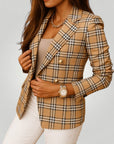 Blazer Femme Ajusté au Style Élégant 1 - Mode Lumière