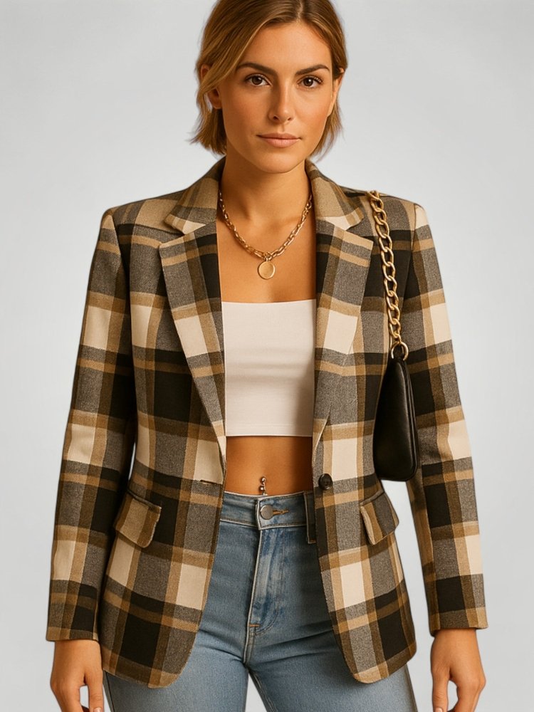 Blazer Femme Élégant au Style Moderne 1 - Mode Lumière