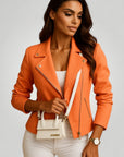 Blazer Femme Élégant avec Fermeture Éclair 1 - Mode Lumière