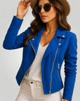 Blazer Femme Élégant avec Fermeture Éclair 2 - Mode Lumière