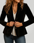 Blazer Femme Slim Élégant au Style Rétro 1 - Mode Lumière