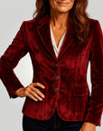 Blazer Femme Slim Élégant au Style Rétro 3 - Mode Lumière