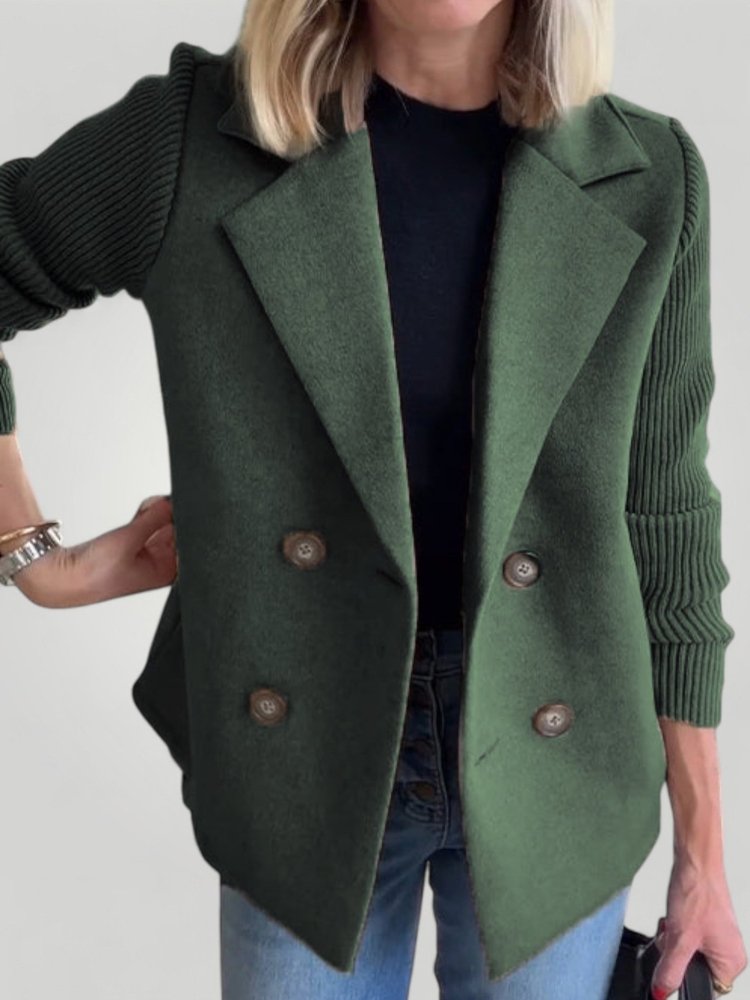 Blazer Long Femme Chic au Style Décontracté 9 - Mode Lumière