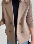 Blazer Long Femme Chic au Style Décontracté 1 - Mode Lumière