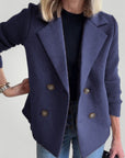 Blazer Long Femme Chic au Style Décontracté 7 - Mode Lumière