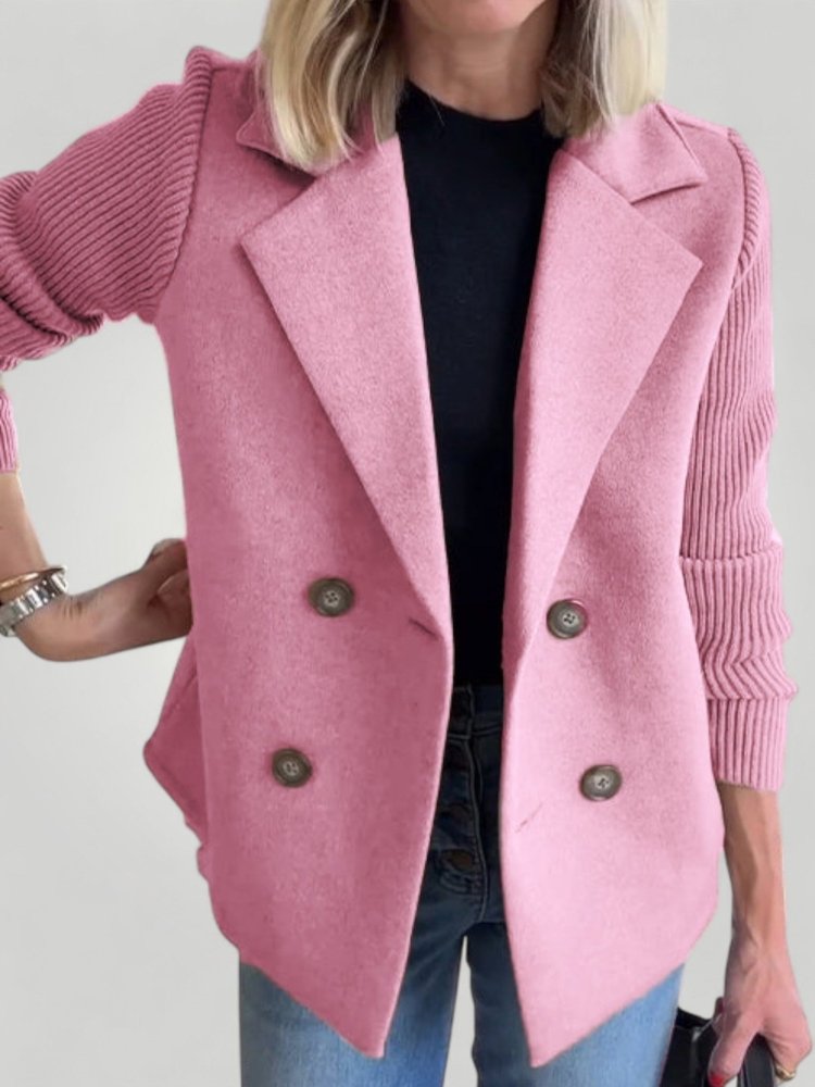 Blazer Long Femme Chic au Style Décontracté 8 - Mode Lumière