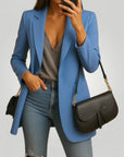 Blazer Long Femme Élégant au Style Sophistiqué 2 - Mode Lumière