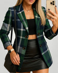 Blazer Long Femme Élégant et Confortable 3 - Mode Lumière