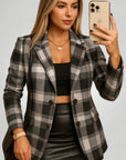 Blazer Long Femme Élégant et Confortable 4 - Mode Lumière