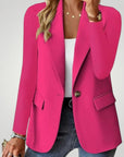 Blazer Slim Fit Élégant Femme au Style Raffiné 2 - Mode Lumière