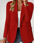 Blazer Slim Fit Élégant Femme au Style Raffiné 3 - Mode Lumière