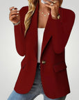 Blazer Slim Fit Élégant Femme au Style Raffiné 5 - Mode Lumière