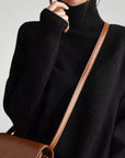 Cardigan en Cachemire à Col Roulé Élégant 7 - Mode Lumière