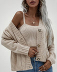 Cardigan Long à Col V Élégant et Confortable 1 - Mode Lumière