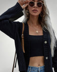 Cardigan Long à Col V Élégant et Confortable 6 - Mode Lumière