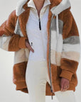 Cardigan Rayé Élégant avec Capuche Douce 3 - Mode Lumière