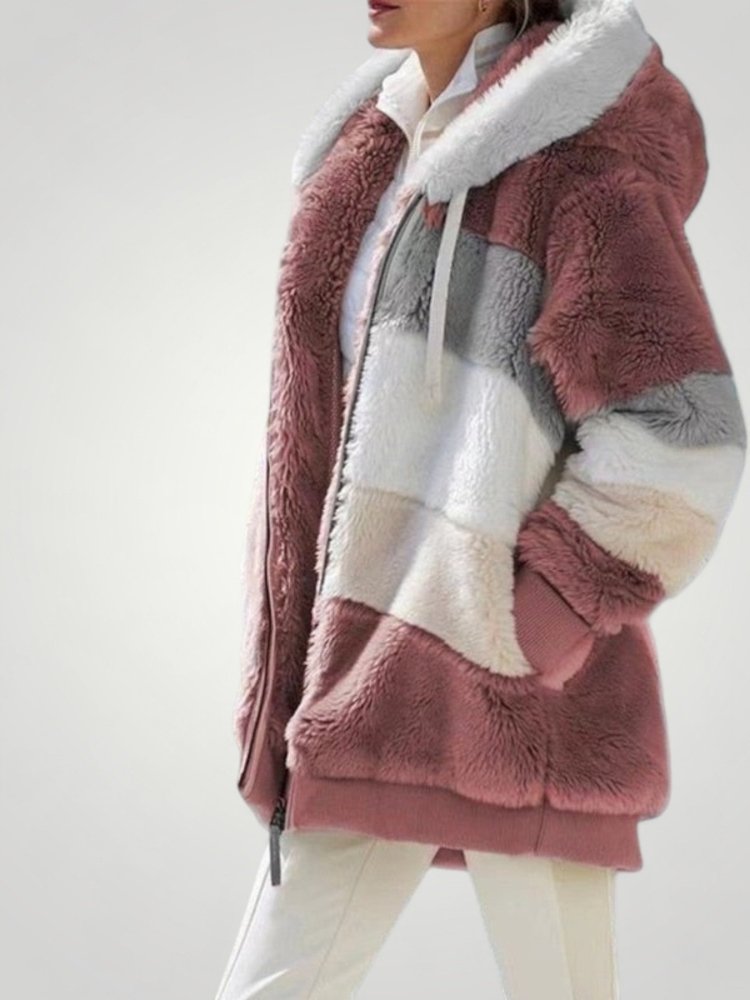 Cardigan Rayé Élégant avec Capuche Douce 10 - Mode Lumière