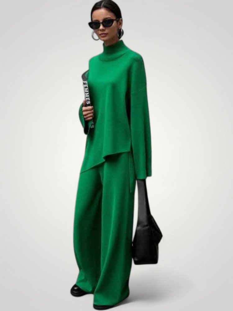 Costume Femme Asymétrique Élégant et Confortable