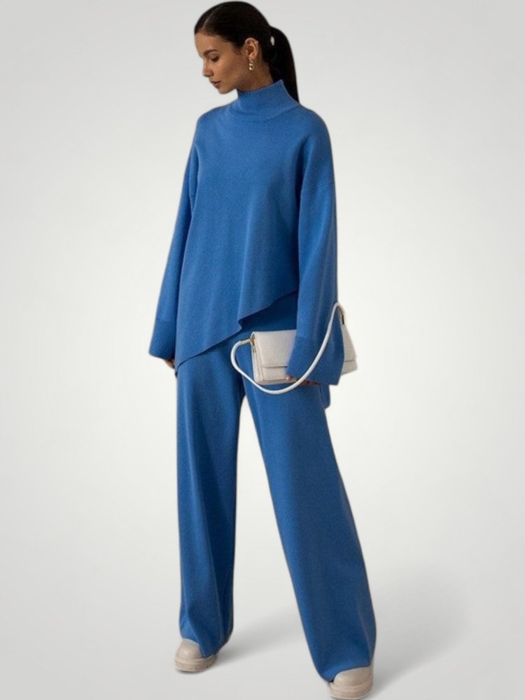 Costume Femme Asymétrique Élégant et Confortable