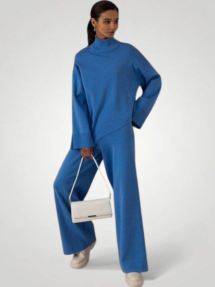 Costume Femme Asymétrique Élégant et Confortable