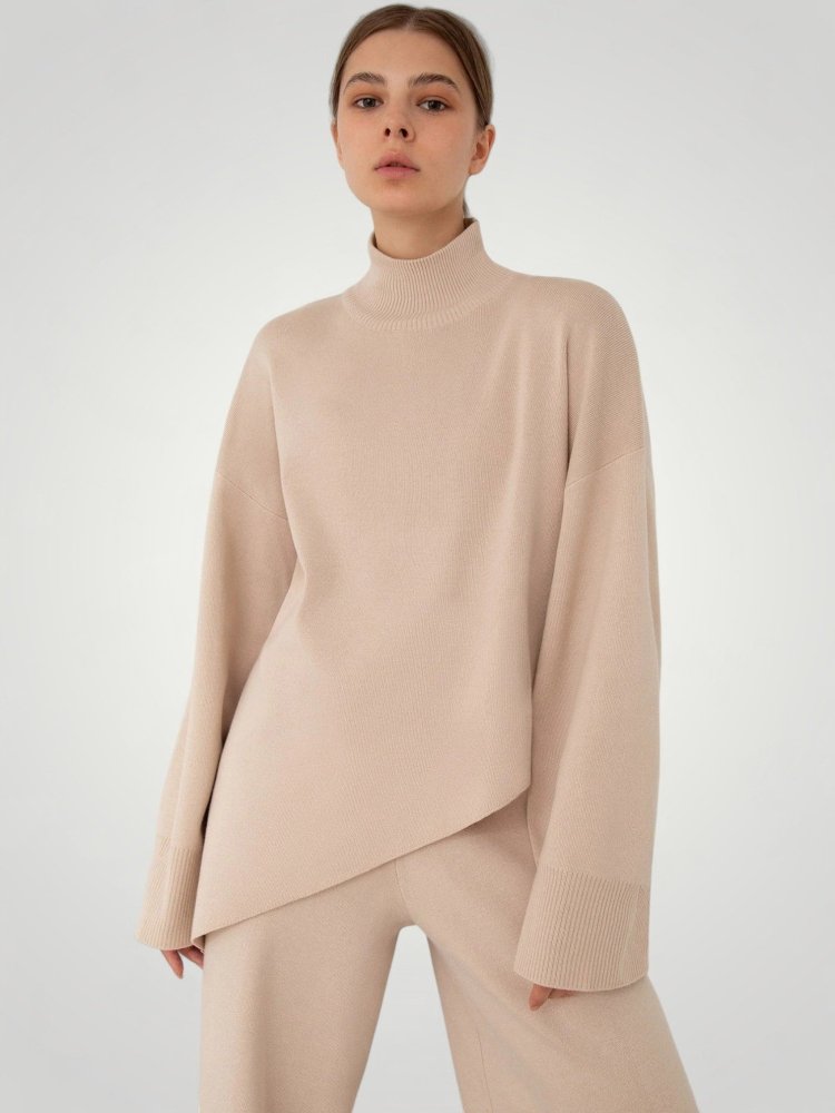 Costume Femme Asymétrique Élégant et Confortable