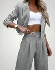 Ensemble Blazer et Pantalon Femme Élégant