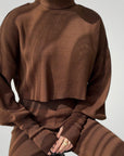 Ensemble à Col Roulé et Pantalon Femme Confortable