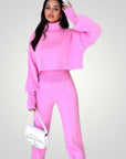 Ensemble à Col Roulé et Pantalon Femme Confortable