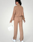 Ensemble à Col Roulé et Pantalon Femme Confortable