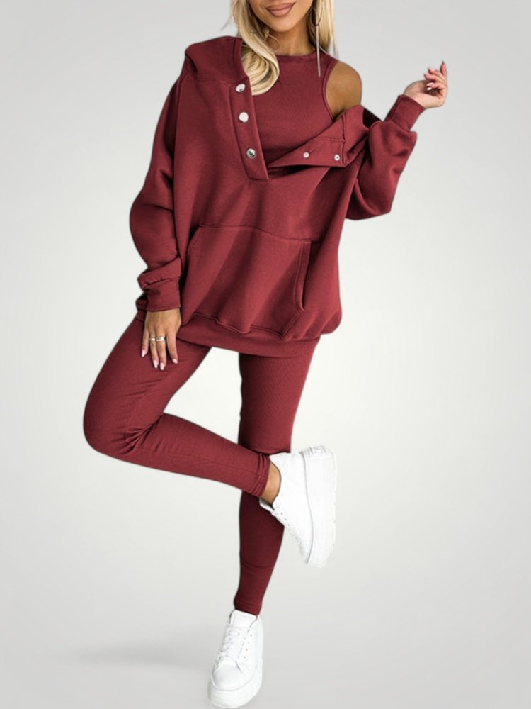 Ensemble Décontracté Femme Chic avec Haut Sans Manches