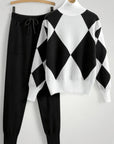 Ensemble en Tricot Décontracté Élégant 3 - Mode Lumière
