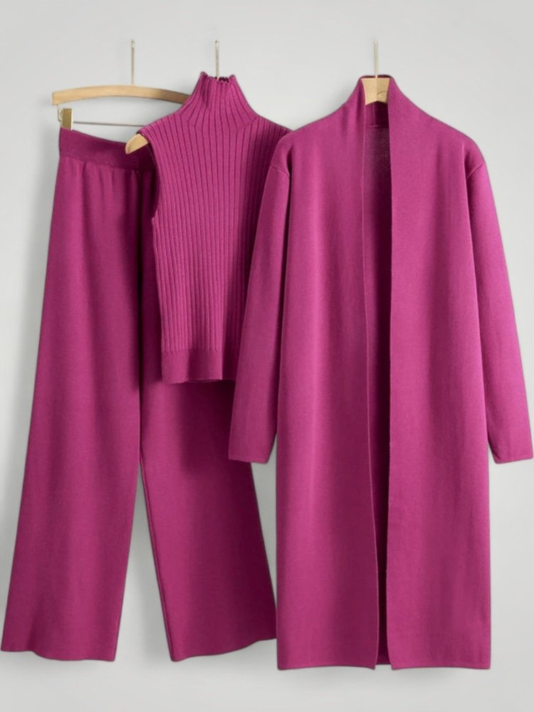 Ensemble Trois Pièces Femme Élégant, Chic et Polyvalent 7 - Mode Lumière