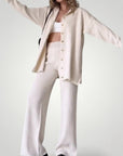 Ensemble Femme Élégant en Tricot Doux
