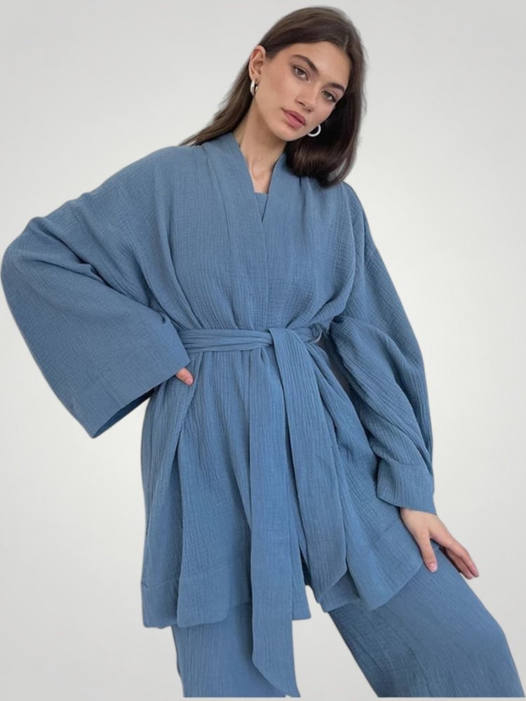Ensemble Kimono Femme Chic Élégant et Confortable