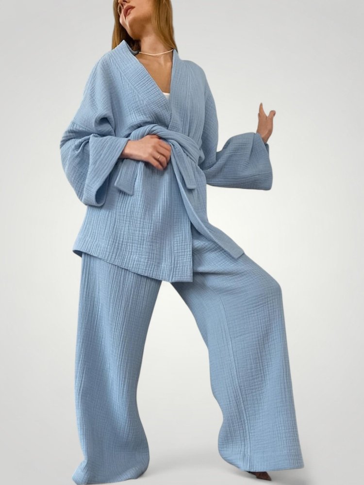 Ensemble Kimono Femme Chic Élégant et Confortable