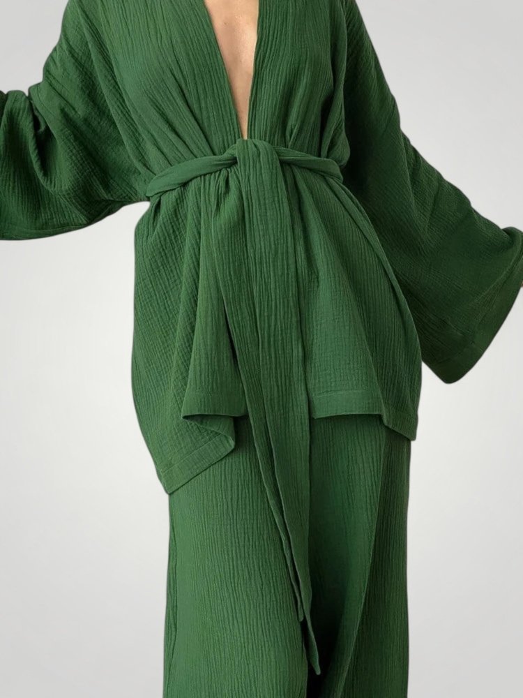 Ensemble Kimono Femme Chic Élégant et Confortable