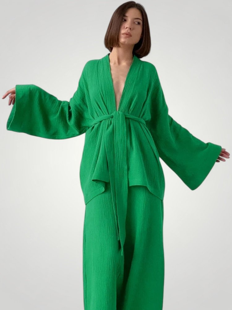Ensemble Kimono Femme Chic Élégant et Confortable