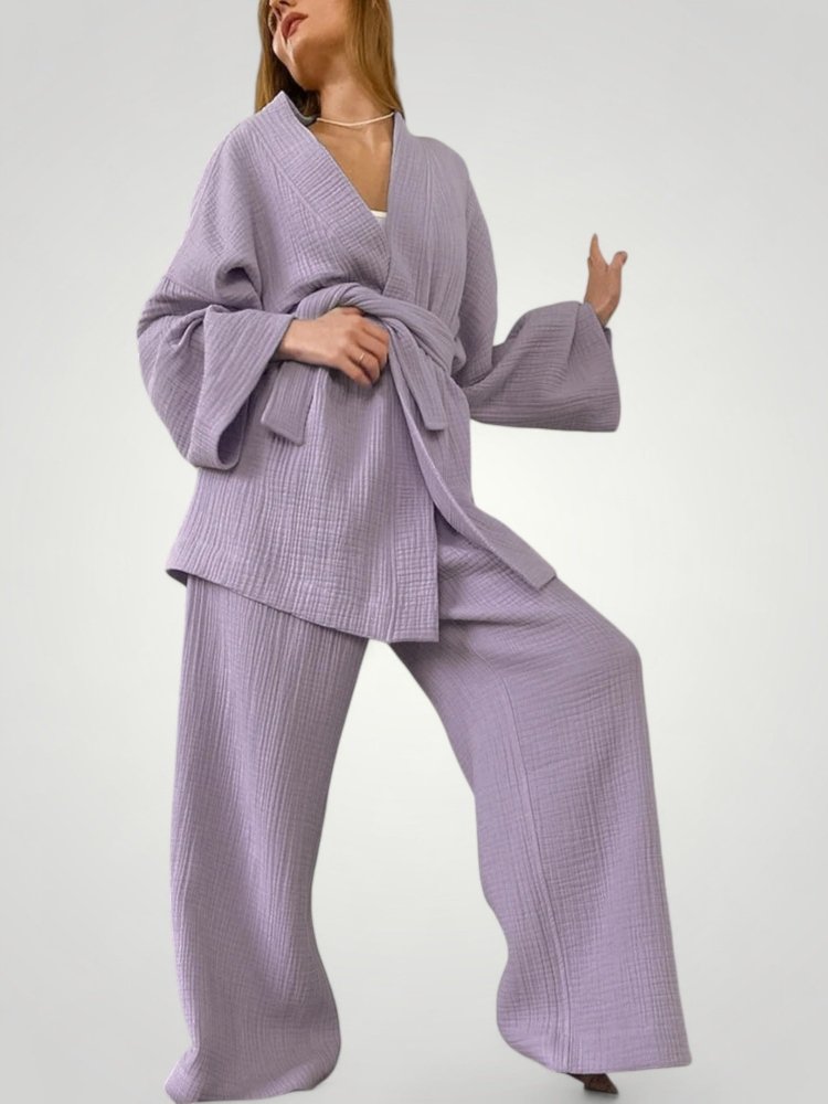 Ensemble Kimono Femme Chic Élégant et Confortable