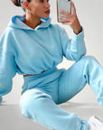 Ensemble Sweat à Capuche Femme Élégant et Confortable 3 - Mode Lumière