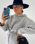 Ensemble Sweat à Capuche Femme Élégant et Confortable 6 - Mode Lumière
