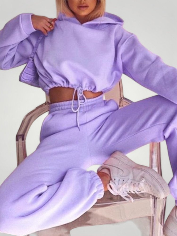 Ensemble Sweat à Capuche Femme Élégant et Confortable 8 - Mode Lumière