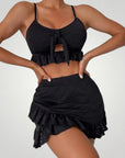 Ensemble de Maillot de Bain Élégant à Volants 1 - Mode Lumière