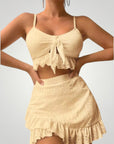 Ensemble de Maillot de Bain Élégant à Volants 4 - Mode Lumière