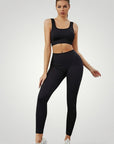 Ensemble Yoga Femme Élégant avec Soutien-Gorge Sport