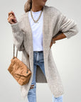 Gilet Long Tricoté Élégant et Confortable 6 - Mode Lumière
